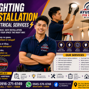 LIGHTING INSTALLATION ELECTRICAL SERVICES