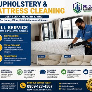 UPHOLSTERY & MATTRESS CLEANING
